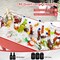Red Steel Rolling Patio Cooler Cart with Wheels, 80 Quart Outdoor Beverage Cooler, Portable Ice Chest with Bottle Opener & Drain Plug